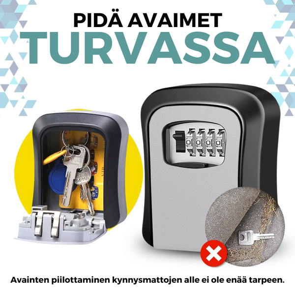 KeyGuard™ - Seinäkiinnitteinen säilytyslaatikko avaimille